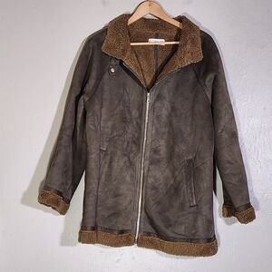 Mango Brown Military Field Jacket